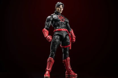 FlefToys Marvel Daredevil Action Figure — 8" Classic Red Shadowland Reborn Black, Devil Defenders Matt Murdock Legends In Stock