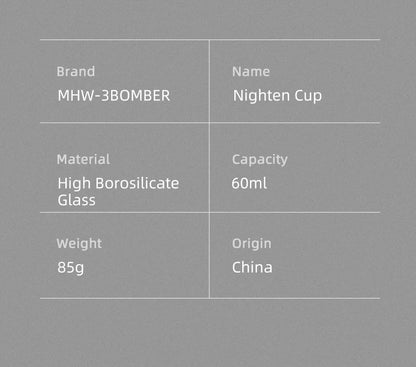MHW-3BOMBER Double Wall Glass Espresso Cups – Anti-Scald Reusable Tea & Coffee Mugs for Home or Barista Use