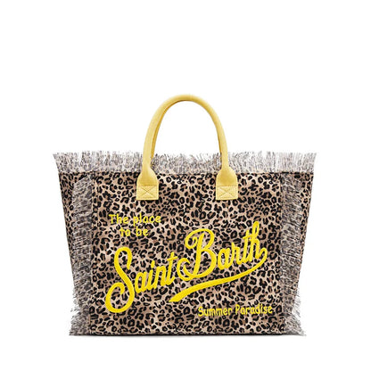 SAINT BARTH Autumn Winter Plush Towel Bag – Women’s Large Capacity Striped Casual Handbag with Tassel