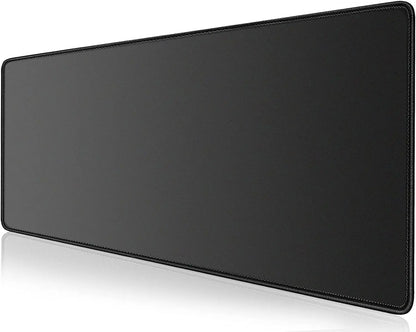 XXL Extended Gaming Mouse Pad 900x400mm – Black Desk Mat for Keyboard & Mouse, Non-Slip Computer Carpet for Office & Gaming Setup