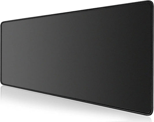 XXL Extended Gaming Mouse Pad 900x400mm – Black Desk Mat for Keyboard & Mouse, Non-Slip Computer Carpet for Office & Gaming Setup
