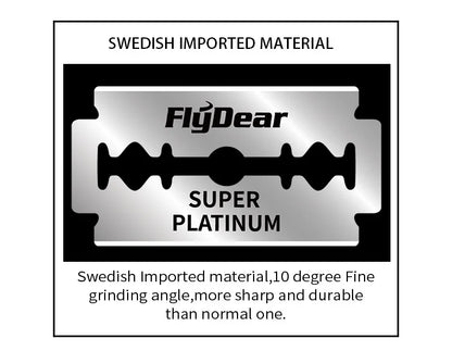 30/50/100pcs Double Edge Razor Blades – Professional Men's Safety Razor Blades for Shaving & Barber Beard Trimming
