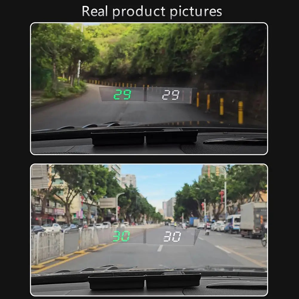 Car Head-Up HD Display GPS Speedometer – Digital HUD Windshield Projector for All Cars, Auto Electronics Accessory