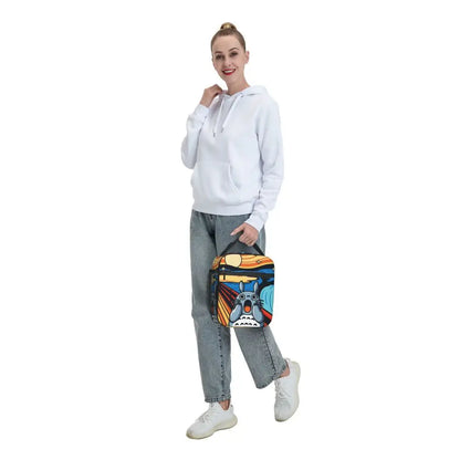 Totoro Miyazaki Anime Insulated Lunch Tote Bag – Portable Thermal Cooler for School & Office