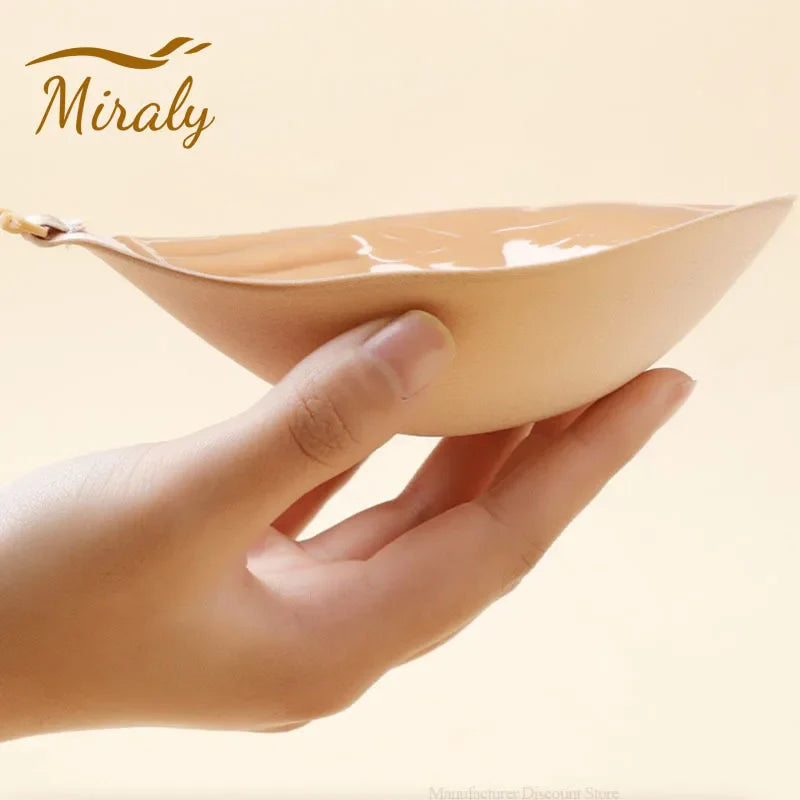 Invisible Strapless Adhesive Bra for Women – Push-Up Silicone Pad Lift, Nude Cover, Sexy Chest Stickers