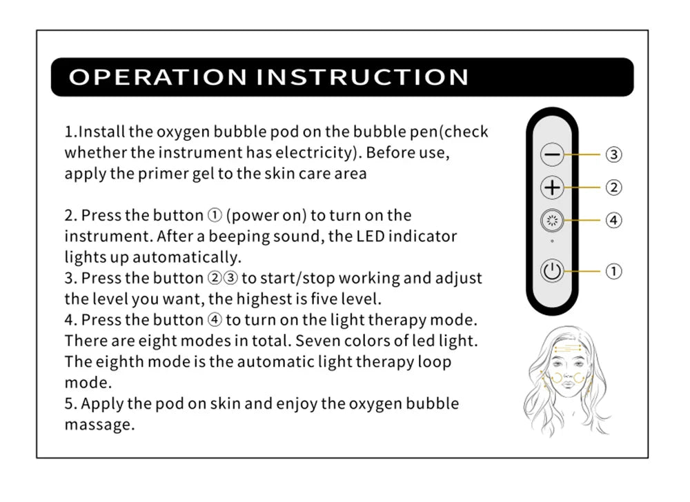 2024 Handheld CO2 Bubble Pen - Rechargeable Oxygenation Facial Machine with Skin Tightening & Oxygen Facial Kit