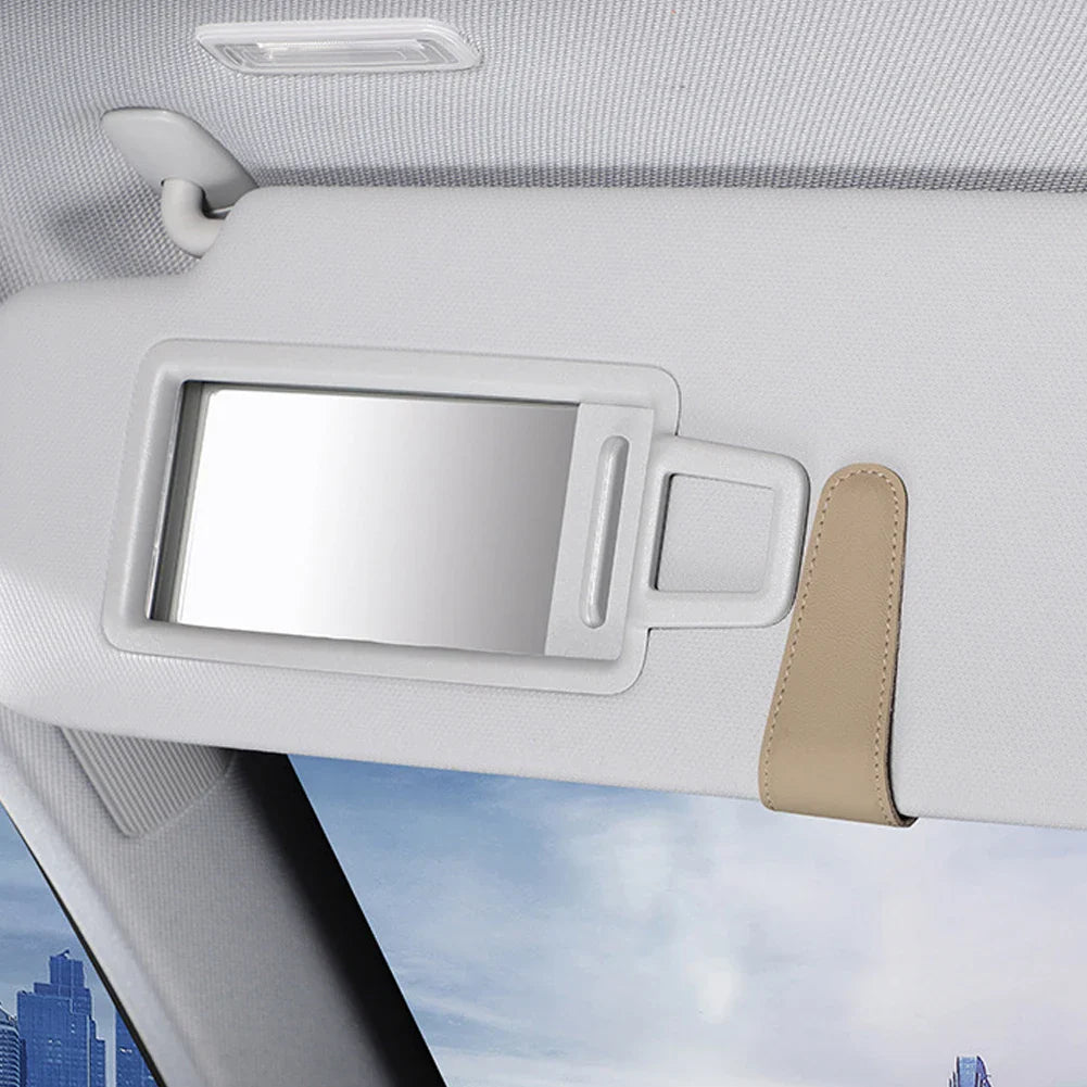 Universal Car Sun Visor Glasses Box - Sunglasses Clip Card Ticket Holder Stand, Eyeglasses Fastener Pen Case Car Accessories