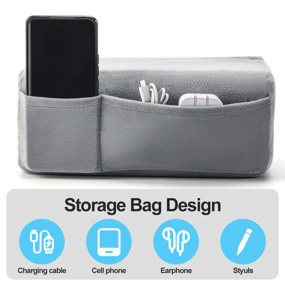 Multi-Functional Tablet Pillow Stand – Foldable 4-Angle Mobile & Tablet Holder for Comfortable Reading & Watching