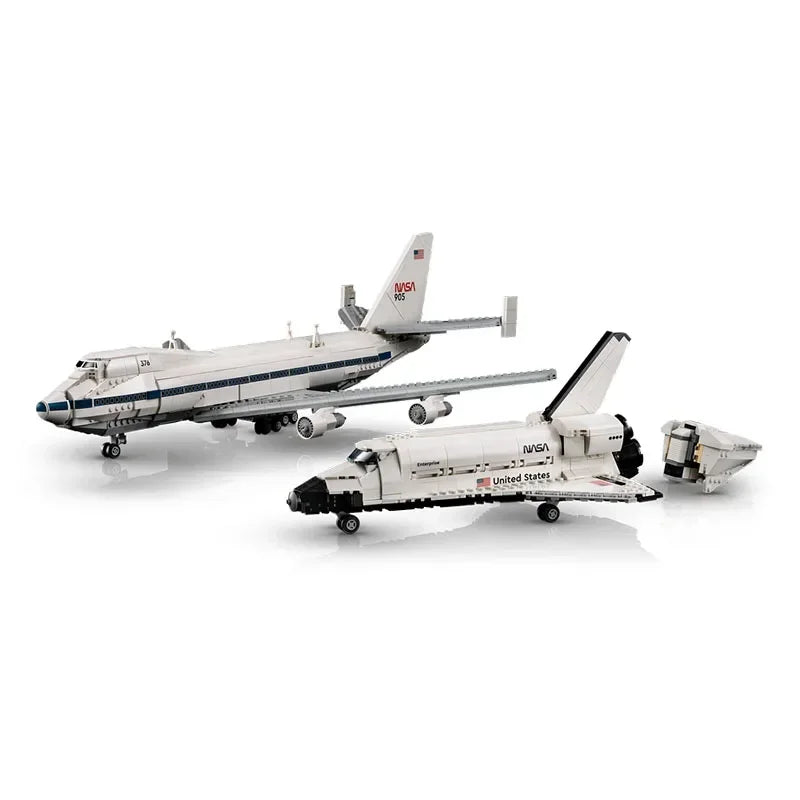 2025 ICONS Shuttle Carrier Aircraft Model – 10,360 DIY Building Blocks Bricks Toy for Kids, Creative Home Decor & Christmas Gift