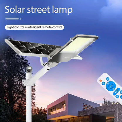 200W Outdoor Solar Street Light — Powerful 6000mAh Waterproof LED, Automatic Dusk-to-Dawn for Garage & Garden