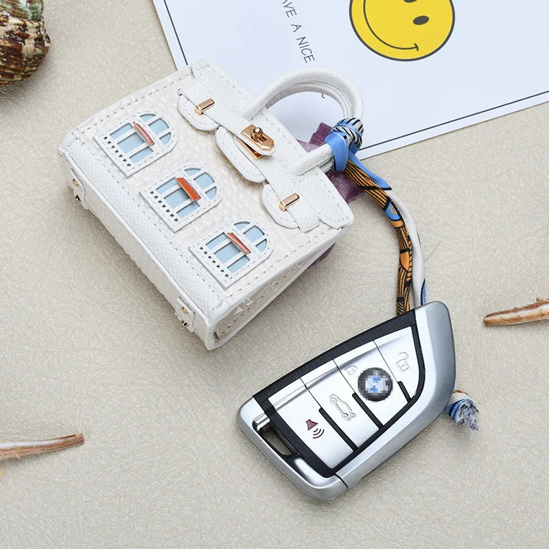 Luxury Mini Headphone Case — AirPods 2/3/4, Pro2 & Galaxy Buds 3/3Pro Pendant Accessory Case with Lanyard for Small Items