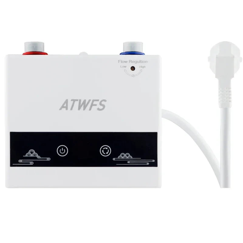 ATWFS 220V 4600W Instant Electric Water Heater – Portable Hot Water Shower & Kitchen Heating System