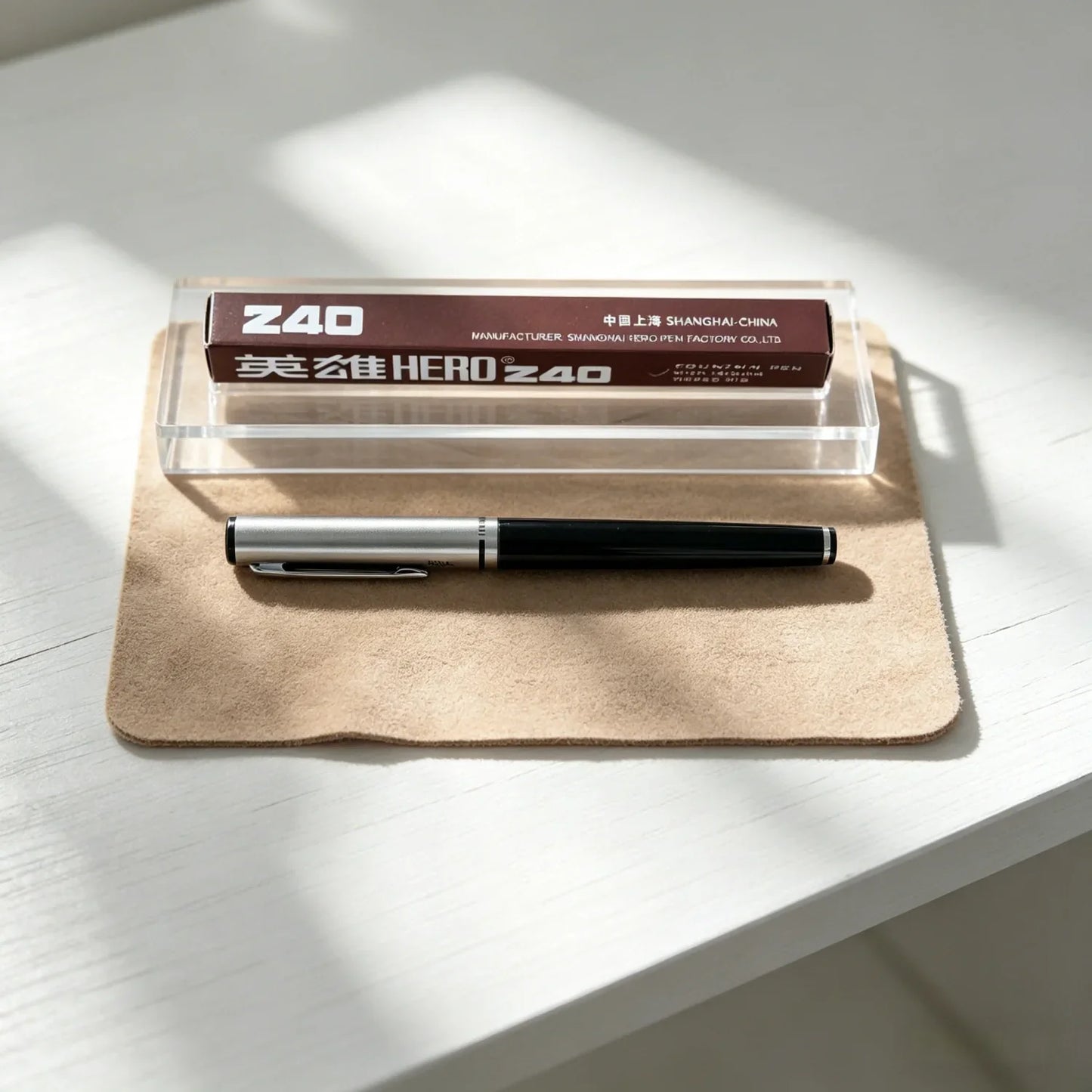 Hero 240 Retro Fountain Pen - Classic 0.5mm Fine Iridium Nib Smooth Writing Pen for Daily Use
