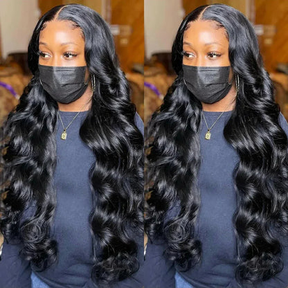 Invisi Strap 360 Lace Front Human Hair Wig – Preplucked 250% Density Body Wave HD Lace, Glueless Wig