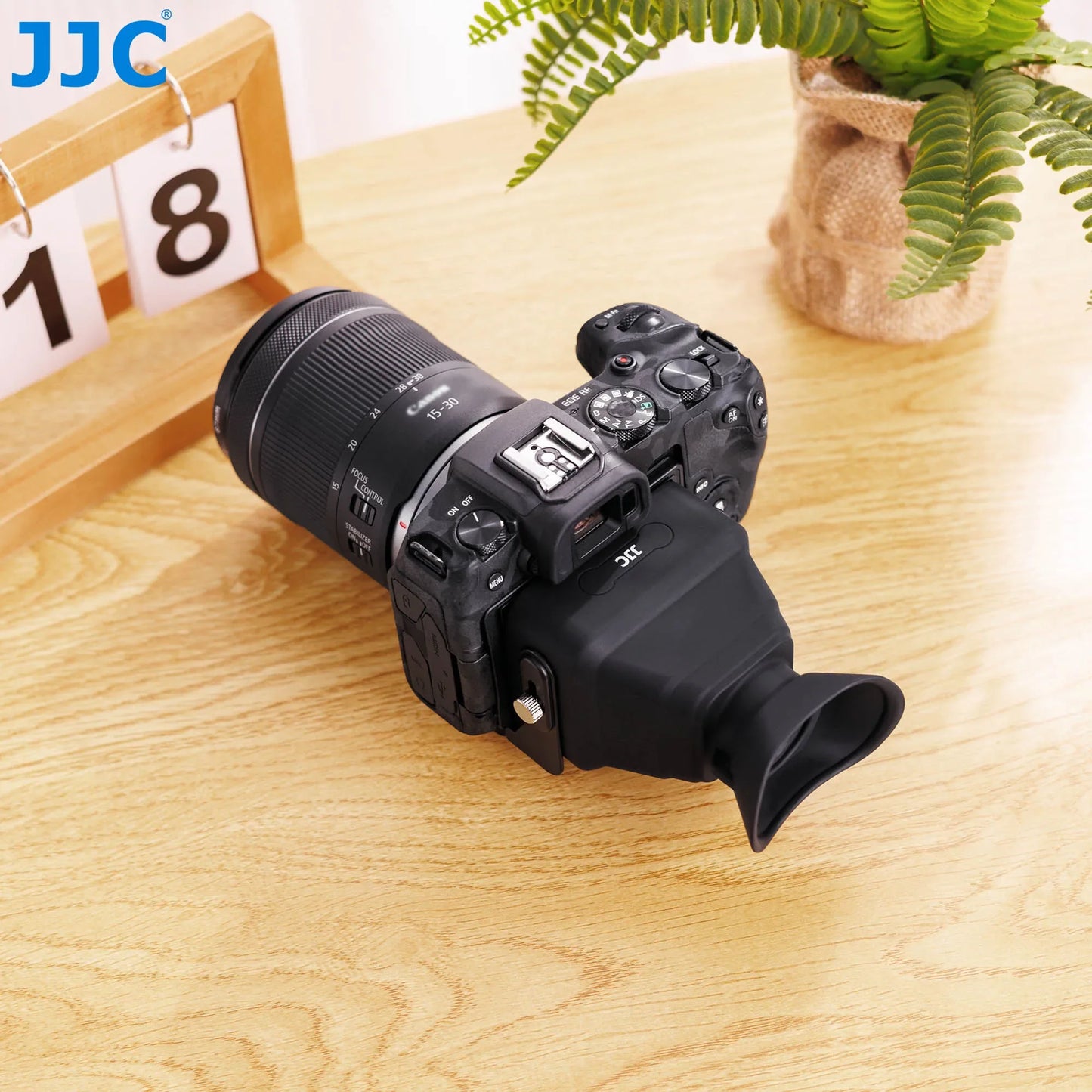 JJC 3X LCD Viewfinder Extender – Collapsible Eyecup for 3.0" Screen, Compatible with Nikon Z30, Sony ZV-1, RX100 & Canon G7X