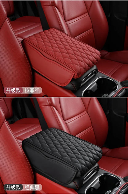 Car Armrest Box Expander Cushion – 5cm Thick Luxury 3D Memory Foam Center Console Protection Pad