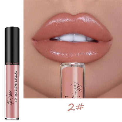 12-Color Waterproof Long-Lasting Lipstick Set – Sexy, Moisturizing Vivid Lip Gloss for Women Makeup