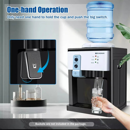 5 Gallon Top Loading Water Cooler Dispenser – Countertop Hot & Cold Drinking Machine