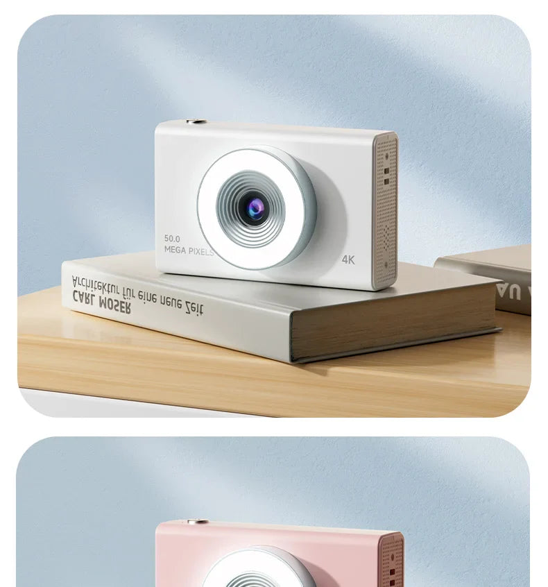 Xiaomi 4K Digital Camera – 50MP Autofocus Portable Retro Camera, CCD Travel & Student Camera
