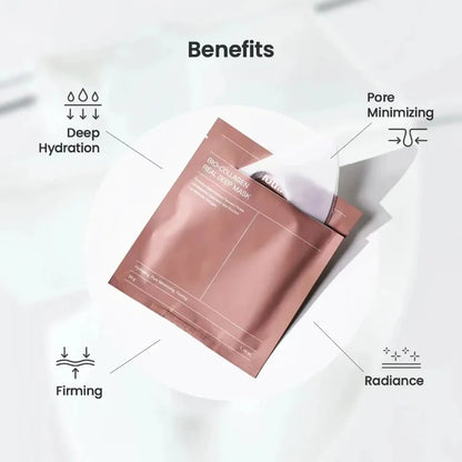 Bio Collagen Facial Mask – Deep Hydrating, Pore Shrinking Overnight Moisturizer Brightening Korean Skincare