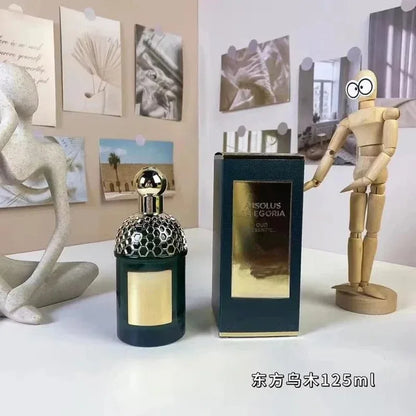 125ml Women's Rose & Sandalwood Perfume — Long-Lasting Floral Fragrance with Leather Notes, Pheromone Cologne for Men