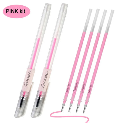 2PCS Eyebrow Marker Pen Set - Microblading Scribe Tools for Permanent Makeup, Tattoo Mapping & Beauty Preparation