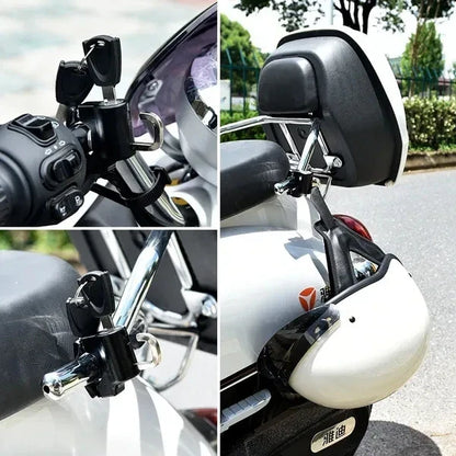 Neutral Helmet Lock for Electric Vehicles | Anti-Theft Motorcycle & Battery Safety Wire Rope Lock