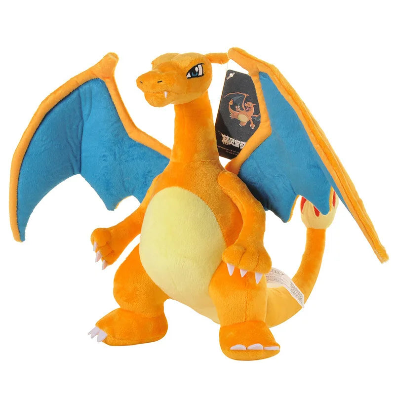Shiny Charizard Plush Toy – 12-Inch Soft Stuffed Cartoon Collectible Plush for Kids & Gift