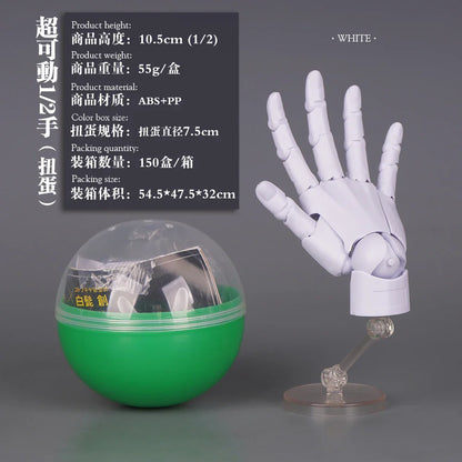 1/2 Palm Mini Articulated Action Figure – Movable Joint Anime Character Model for Artist Reference