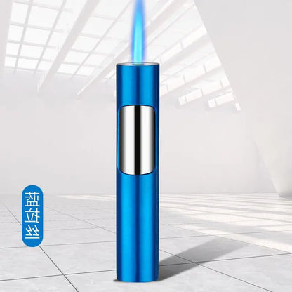 Honest Metal Windproof Torch Lighter – Refillable Pen Jet Flame for Kitchen, BBQ & Camping