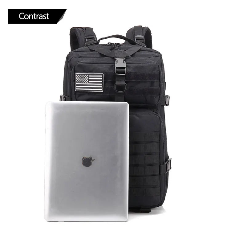 50L Tactical Backpack – Large Capacity Men’s Waterproof Rucksack for Hiking, Camping, Hunting & Outdoor Adventures