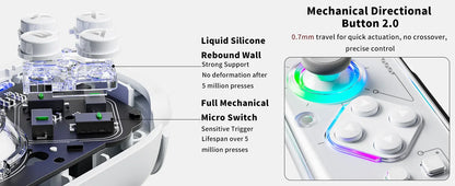 Aolion J20 Knight Wireless Gamepad — Motion-Sensing Custom Joystick for NS Joycon, Left & Right Switch Game Accessories
