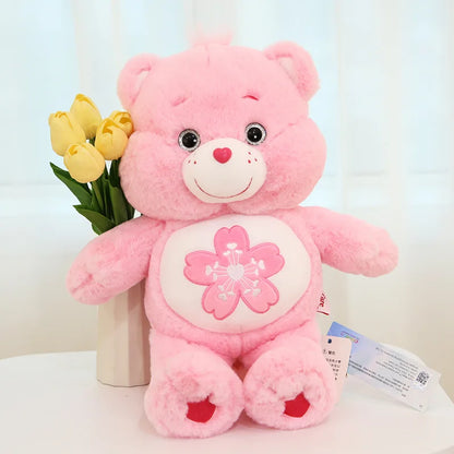 Care Bears Kawaii Plush Toys — 22/33/45cm Pink Sakura Soft Stuffed Cartoon Bears, Cute Gift for Girls & Boys