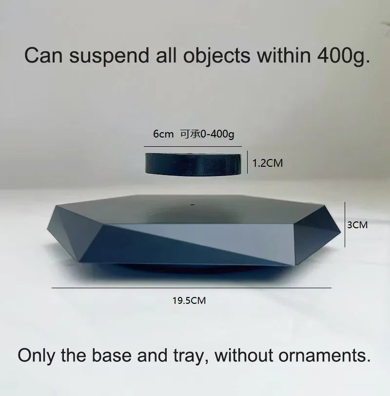 Magnetic Levitation Handheld Display – Creative Advertising Ornament Featuring Wukong Black Myth Doll & Glasses