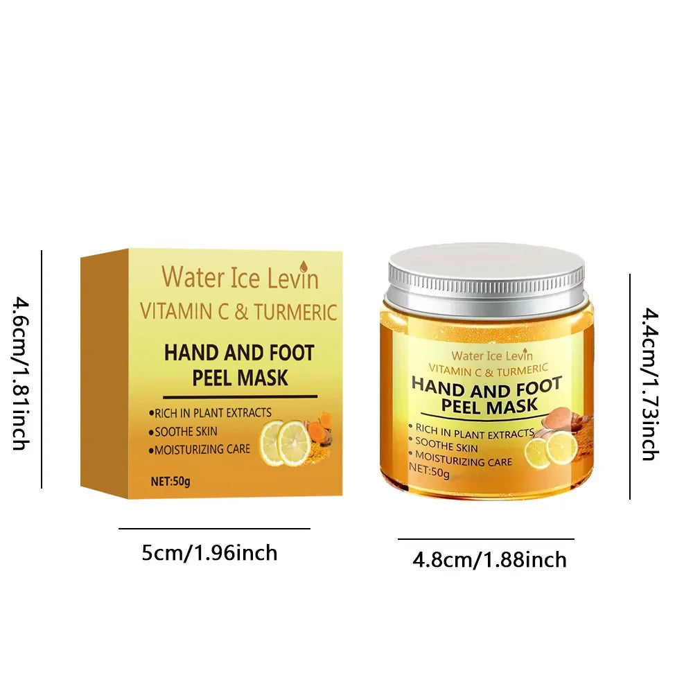 Vitamin C & Turmeric Hand Wax Mask – Smoothing, Cleansing & Illuminating Treatment for Hands & Feet