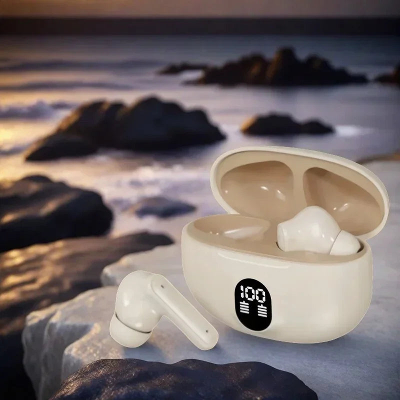 TWS Wireless Gaming Earbuds - Bluetooth Headphones with Microphone, Noise Reduction & HiFi Bass