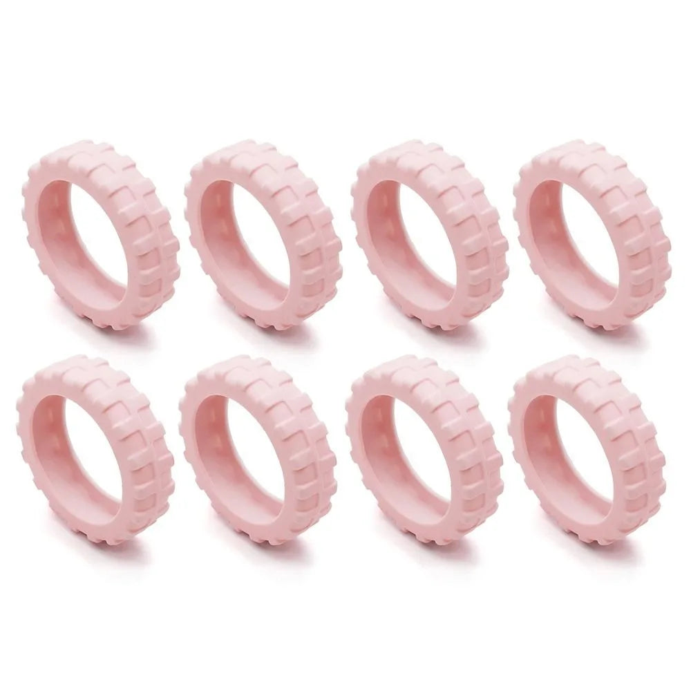 Universal Silicone Luggage Wheel Covers — Travel Suitcase Caster Protector, Noise & Wear Reduction