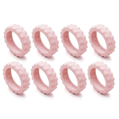 Universal Silicone Luggage Wheel Covers — Travel Suitcase Caster Protector, Noise & Wear Reduction