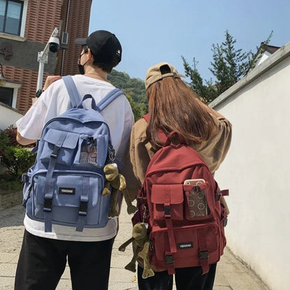 Multifunctional Teen Laptop Backpack – High-Quality Canvas School Bag for Boys & Girls