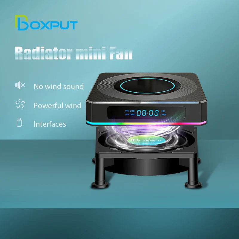 USB Mini Cooling Fan for TV Box – Silent Radiator Cooler for Android Set-Top Boxes 2025