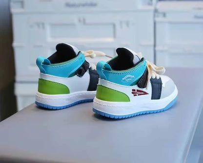 Baby & Kids Spring Autumn White Sneakers — Soft Sole Anti-Slip Casual Sport Shoes for Toddlers
