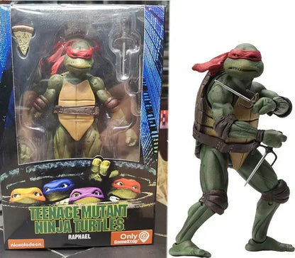 Ninja Turtle NECA 1990 Film Version Anime Figure – Limited Edition PVC Action Model Statue, Birthday Gift Ornament