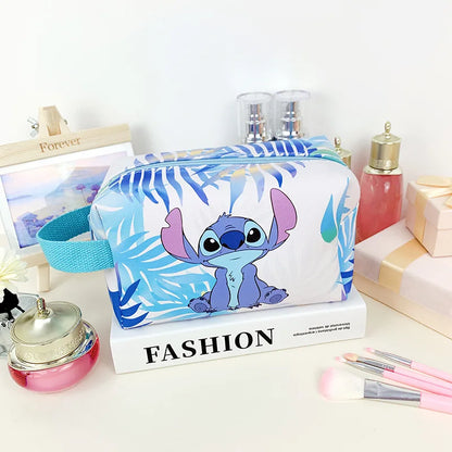 Anime Stitch Fully Printed Flap Pencil Case – Cartoon Stationery Bag for Primary & Secondary Students