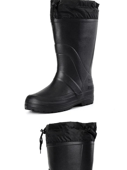 2025 Men’s High-Quality EVA Rain Boots – Non-Slip, Waterproof Winter Snow & Work Shoes with Platform