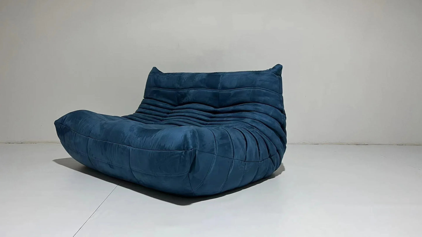 Caterpillar Single Sofa Chair – Cozy Tatami Lounge Chair for Living Room, Bedroom, Balcony, Reading, and Leisure