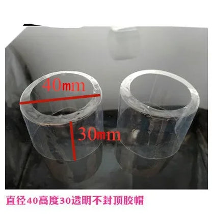 100PCS Wine Bottle Heat Shrink Capsules – Shrink Film Caps for Straight Mouth Bottles Wine Sealing Wrap