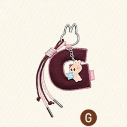 POP MART Labubu The Monsters Pin — Love Series Letter Pendant Blind Box, Mystery Toy Figure Ornament