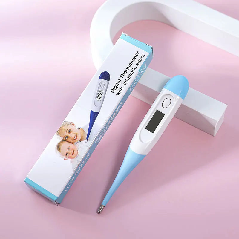 Digital Soft Tip Thermometer for Babies & Adults – Fast Electronic Temperature Monitor for Mouth, Armpit & Home Use