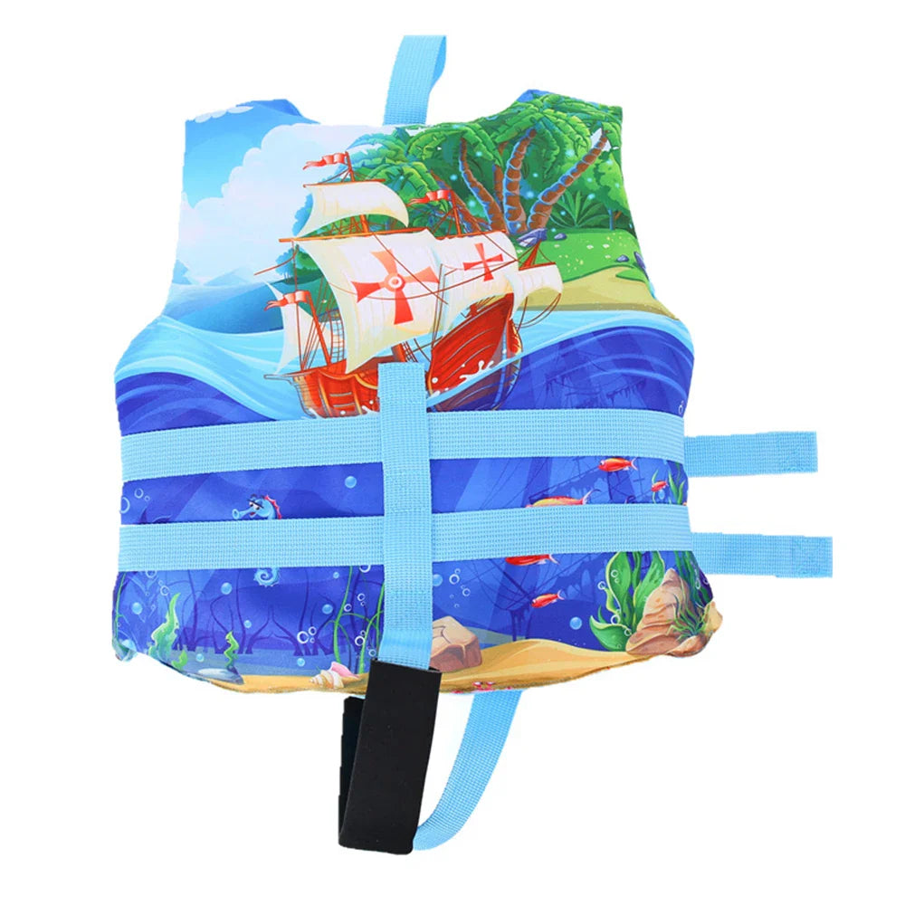 2024 Kids Life Vest – Floating Jacket for Boys & Girls, Sunscreen Swimming Pool & Boating Accessory