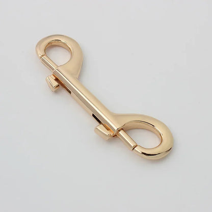 Auto-Locking Dog Leash Carabiner Clip – Swivel Rotating Ring Pet Hook for Outdoor Walking, Keychain & Pet Accessories